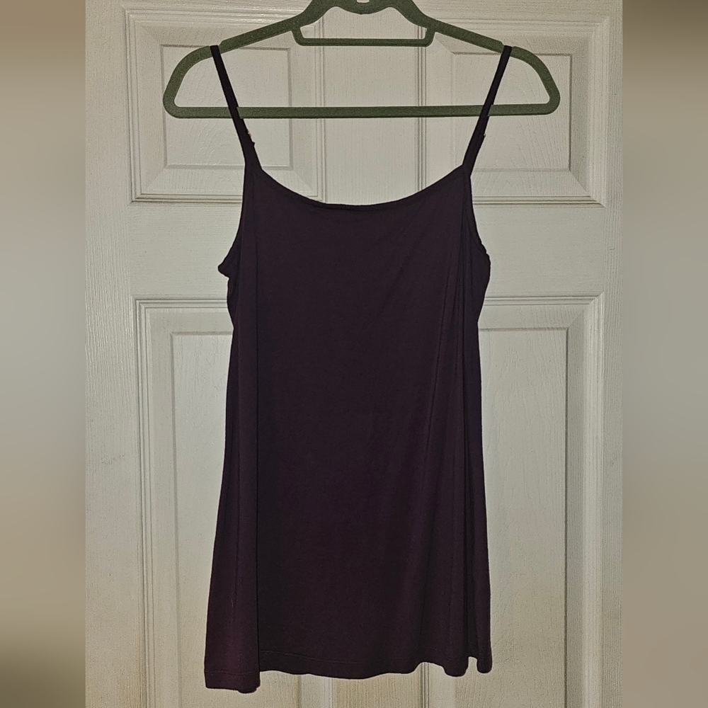 LOGO by Lori Goldstein Purple Cami